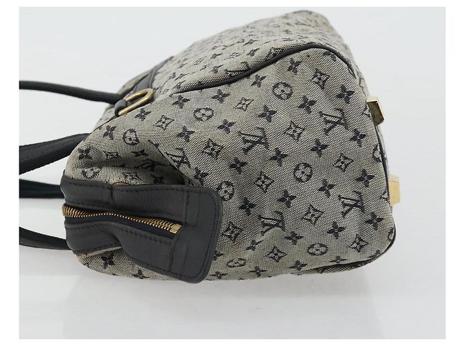 LOUIS VUITTON Borsa a Mano Monogram Mini Josephine PM Blu M92049 LV Auth 176944 - vista 4