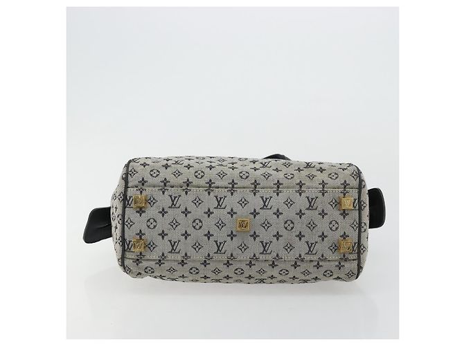 LOUIS VUITTON Borsa a Mano Monogram Mini Josephine PM Blu M92049 LV Auth 176944 - vista 5