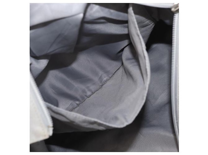 CHANEL Tote Bag Canvas Grau Silber CC Auth BA12334 Braun - Ansicht 20