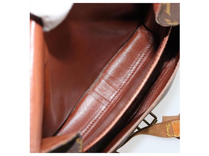 LOUIS VUITTON Borsa a Spalla Monogram Cartouchiere MM M51253 LV Auth BA12277 Monogramma - vista 11