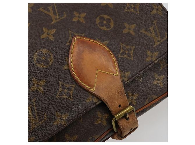 LOUIS VUITTON Borsa a Spalla Monogram Cartouchiere MM M51253 LV Auth BA12277 Monogramma - vista 19