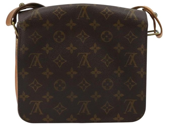 LOUIS VUITTON Borsa a Spalla Monogram Cartouchiere MM M51253 LV Auth BA12277 Monogramma - vista 2