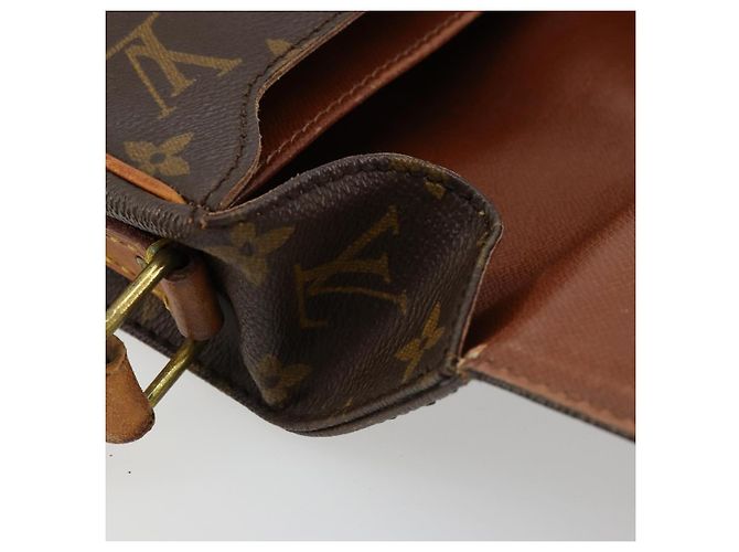 LOUIS VUITTON Borsa a Spalla Monogram Cartouchiere MM M51253 LV Auth BA12277 Monogramma - vista 21