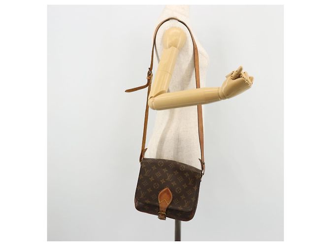 LOUIS VUITTON Borsa a Spalla Monogram Cartouchiere MM M51253 LV Auth BA12277 Monogramma - vista 26
