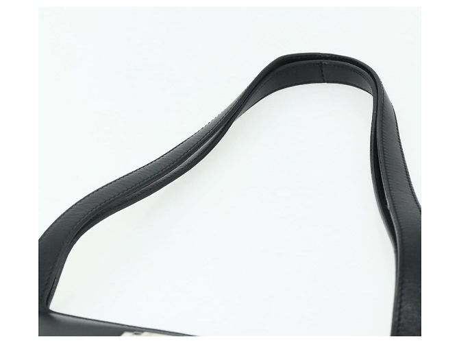 Borsa a Spalla in Pelle Nera e Argento GUCCI 001 3043 Auth 175847 Nero - vista 14