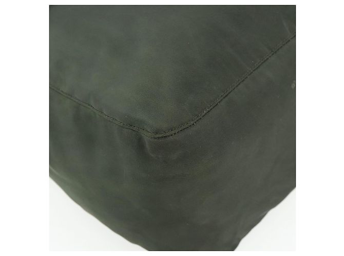 Zaino PRADA in nylon argento khaki Auth 176690 Cachi - vista 16