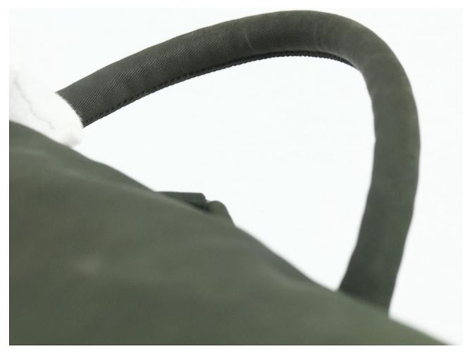 Zaino PRADA in nylon argento khaki Auth 176690 Cachi - vista 8