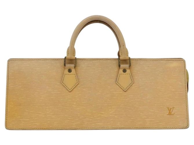 LOUIS VUITTON Borsa Triangle Epi Gialla M52099 LV Auth 177090 Giallo - vista 13