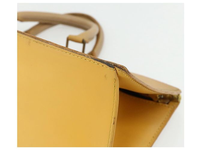 LOUIS VUITTON Borsa Triangle Epi Gialla M52099 LV Auth 177090 Giallo - vista 16