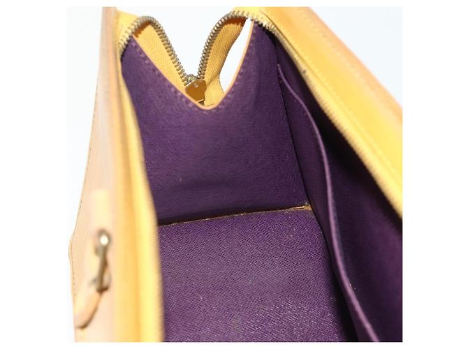 LOUIS VUITTON Borsa Triangle Epi Gialla M52099 LV Auth 177090 Giallo - vista 19
