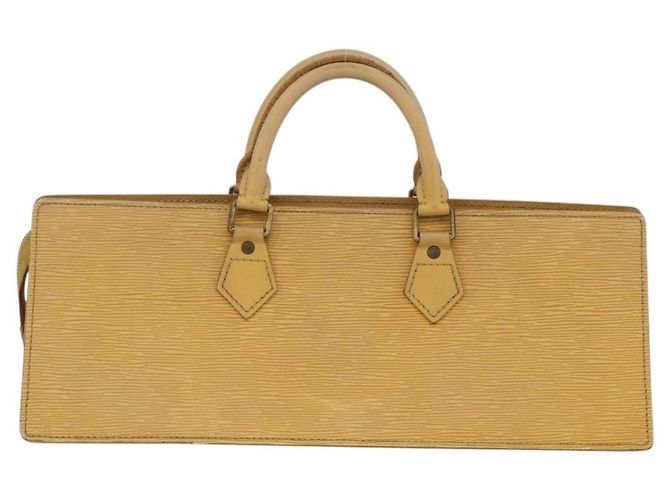 LOUIS VUITTON Borsa Triangle Epi Gialla M52099 LV Auth 177090 Giallo - vista 2