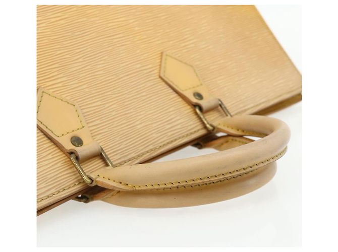 LOUIS VUITTON Borsa Triangle Epi Gialla M52099 LV Auth 177090 Giallo - vista 7