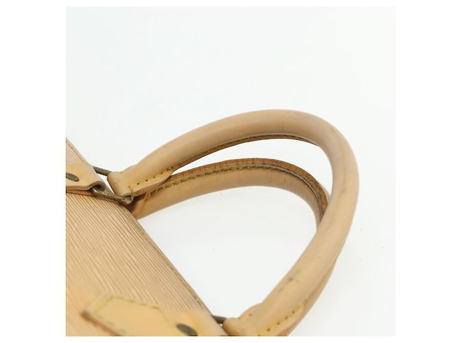 LOUIS VUITTON Borsa Triangle Epi Gialla M52099 LV Auth 177090 Giallo - vista 8
