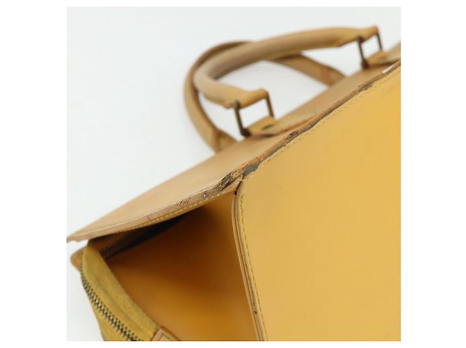 LOUIS VUITTON Borsa Triangle Epi Gialla M52099 LV Auth 177090 Giallo - vista 9