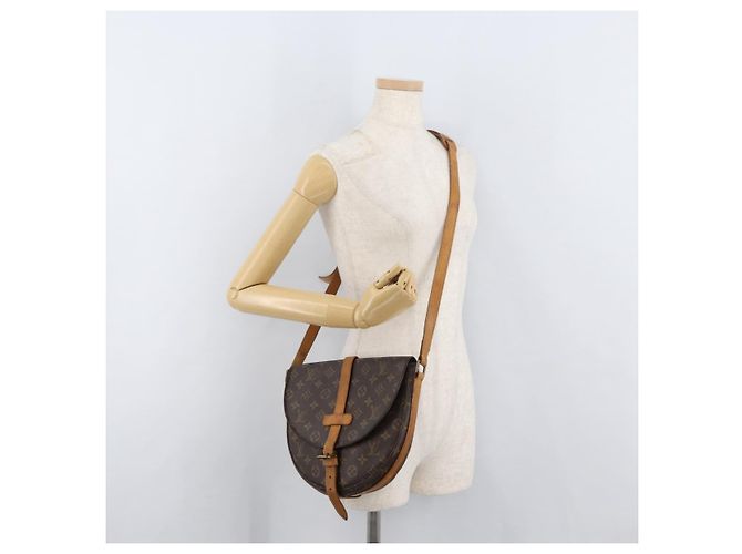 LOUIS VUITTON Borsa a Spalla Monogram Chantilly MM M51233 LV Auth 175539 Monogramma - vista 22