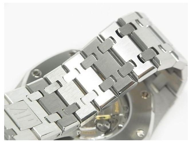 AUDEMARS PIGUET Royal Oak Automatico 41 MM quadrante argento 15400ST Uomo - vista 10