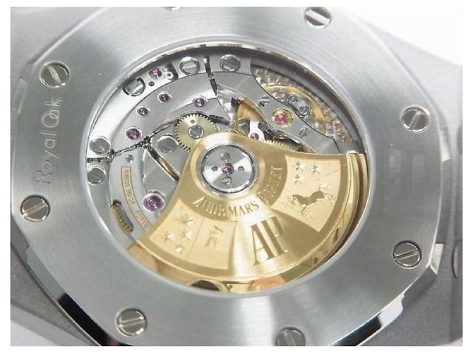 AUDEMARS PIGUET Royal Oak Automatico 41 MM quadrante argento 15400ST Uomo - vista 5