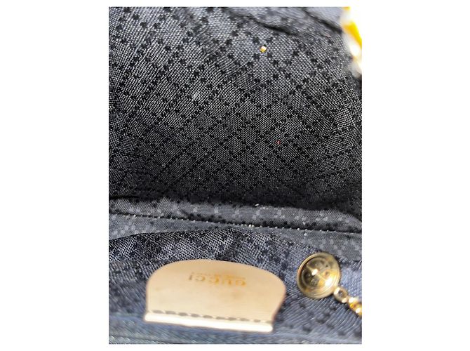 Gucci Bamboo Rucksack Gold Metallic Leder Golden - Ansicht 7