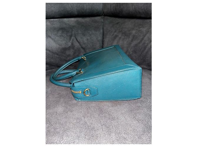 Borsa a mano Tote MCM in pelle - Teal Blu - vista 4