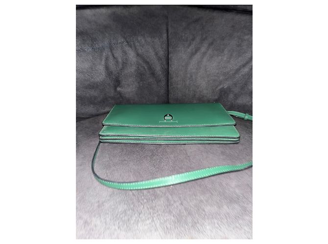 Clutch Etienne Aigner in pelle verde - vista 6