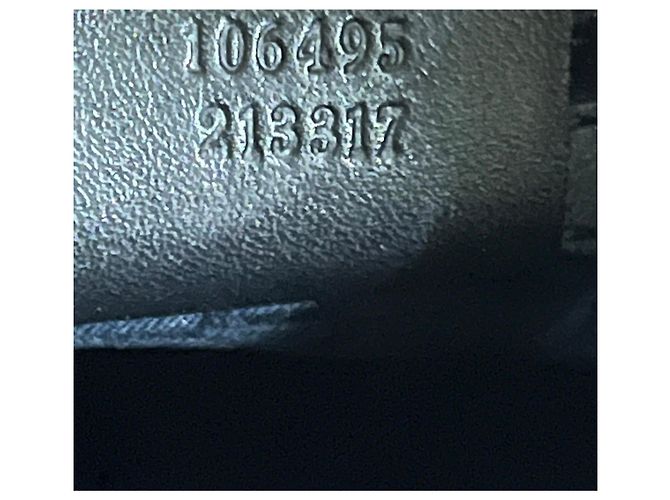 Bamboo Gucci Borsa a mano in tela nera con manico in bambù Nero - vista 7