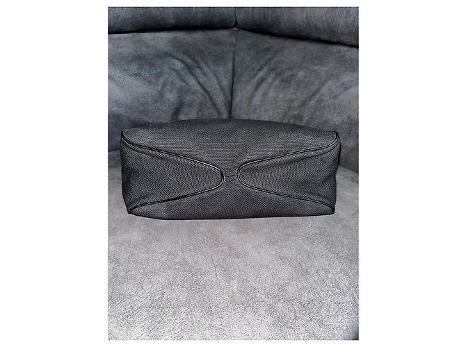 Bamboo Gucci Borsa a mano in tela nera con manico in bambù Nero - vista 9