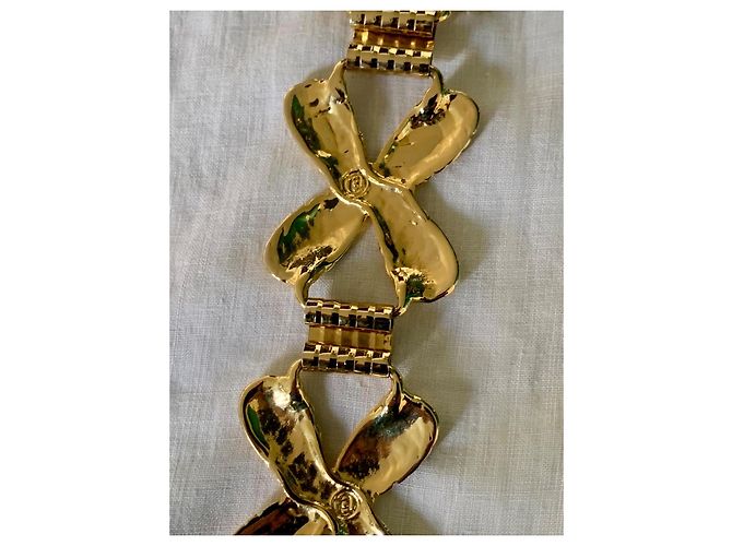 Gucci Kettengürtel Gold mit Kreuzmuster X Golden - Ansicht 9