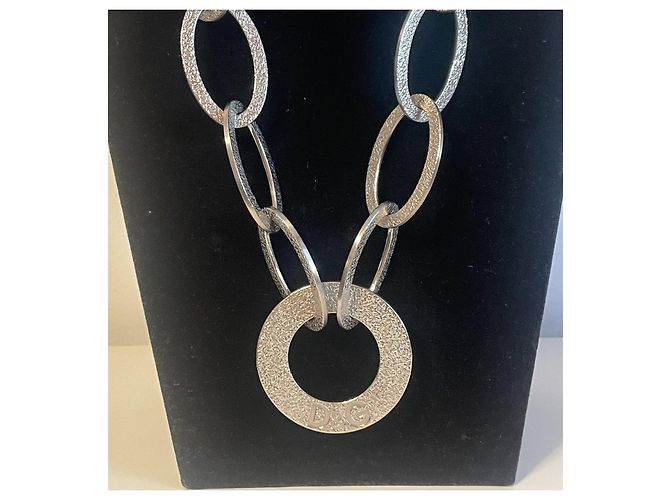 Collana Dolce & Gabbana 'Stone' in acciaio argento - vista 12