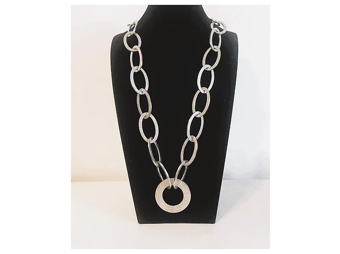 Collana Dolce & Gabbana 'Stone' in acciaio argento - vista 2