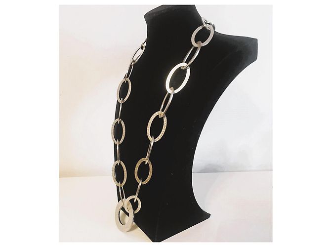 Collana Dolce & Gabbana 'Stone' in acciaio argento - vista 3