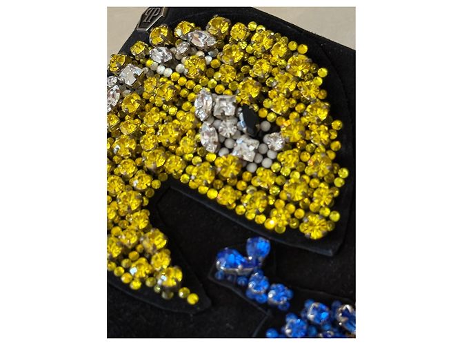 Stivaletti Philipp Plein con cristalli Nero - vista 3