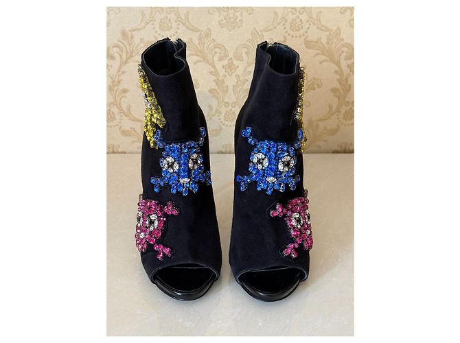 Stivaletti Philipp Plein con cristalli Nero - vista 5
