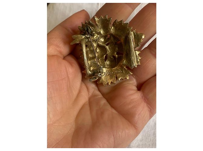 Spilla Pierre Cardin Floreale Sole Oro e Argento D'oro Rame - vista 12