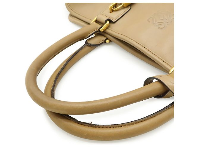 Borsa Loewe Amazona 36 Anagram Beige - vista 5