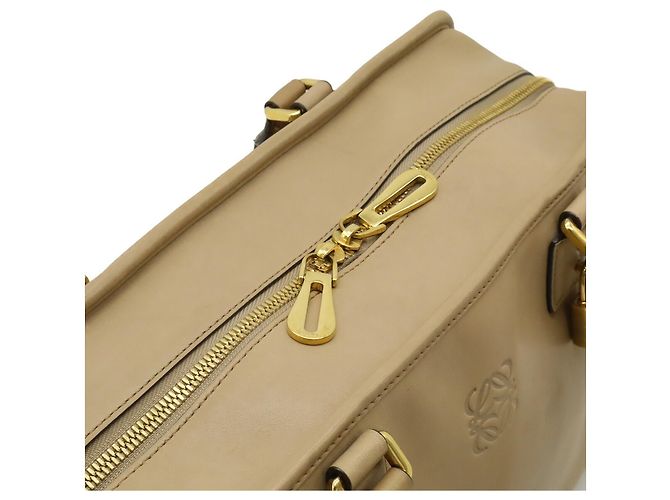 Borsa Loewe Amazona 36 Anagram Beige - vista 6
