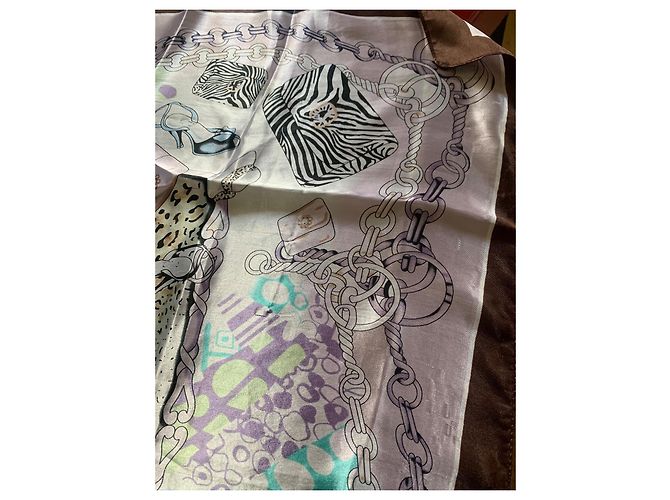 Foulard in seta Romeo Gigli multicolore 90x90 - vista 2