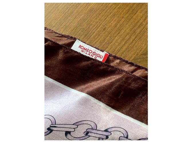 Foulard in seta Romeo Gigli multicolore 90x90 - vista 9