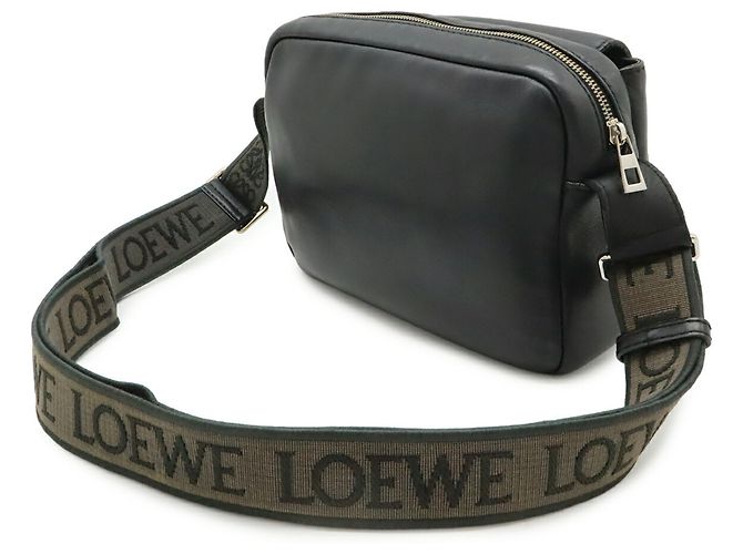 Borsa Militare Anagram XS Loewe Nero - vista 3