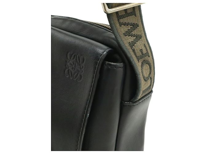 Borsa Militare Anagram XS Loewe Nero - vista 5