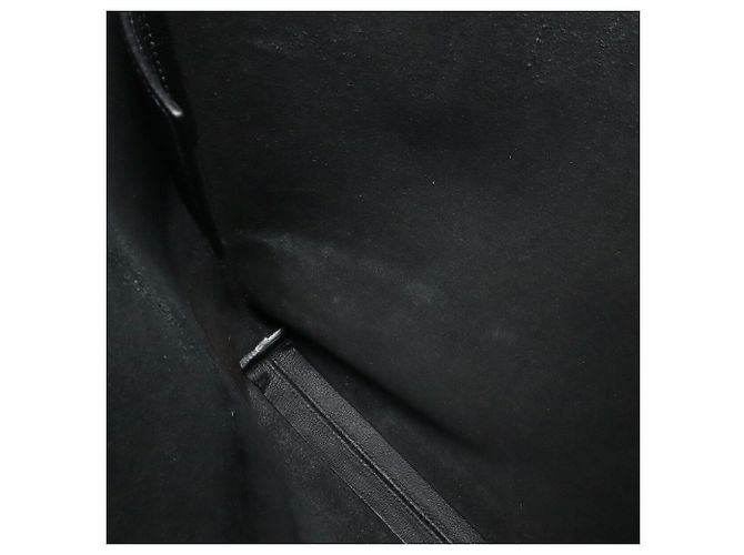 Borsa a spalla in pelle nera Yves Saint Laurent Nero - vista 9