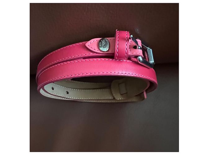 Longchamp Ledergürtel Rosa Fuchsia 85 cm Pink Fuschia - Ansicht 2