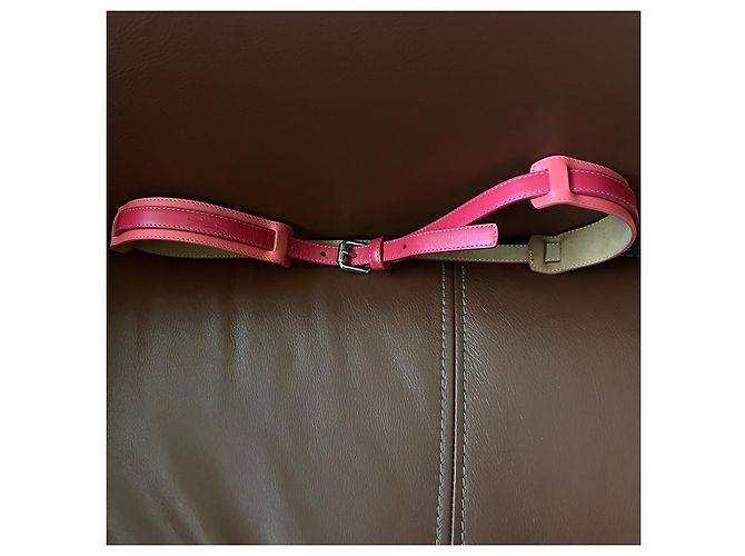Longchamp Ledergürtel Rosa Fuchsia 85 cm Pink Fuschia - Ansicht 5