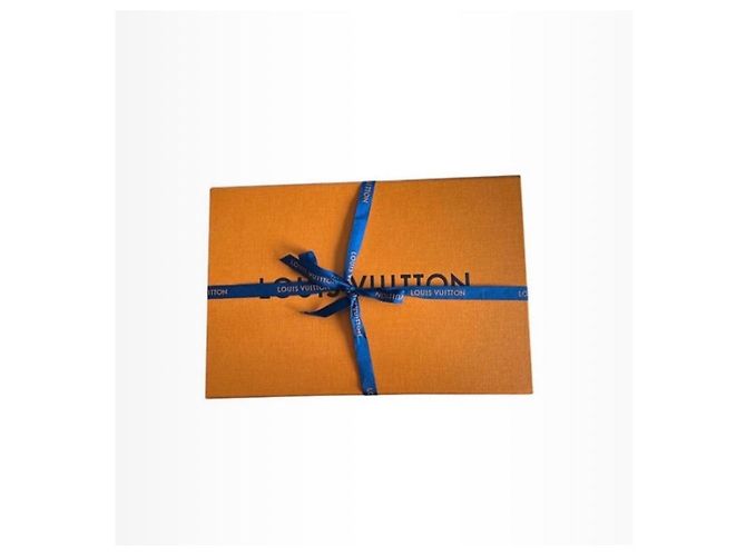 Louis Vuitton Sciarpa Almazing Peche Monogramma Seta Lana Pesca - vista 12