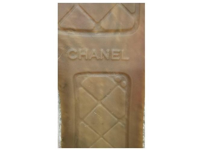 Schwarze Lackleder-Espadrilles von Chanel - Ansicht 14
