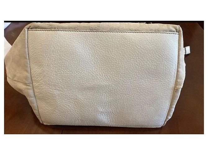 Sylvie Borsa Tote Gucci Sherry Line in tela GG Beige - vista 6