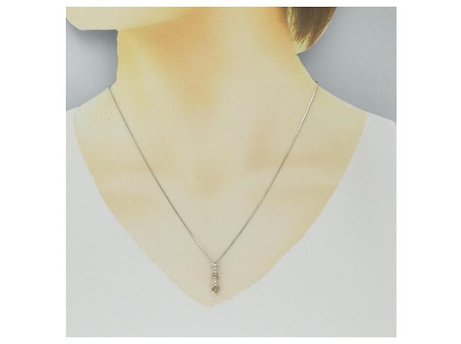Autre Marque Collana in diamante Au750 Argento - vista 6