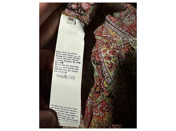 Vestido midi de seda estampado 120% Lino Multicolor - vista 6
