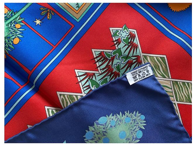 Hermès Seidentuch Paridaiza Blau - Ansicht 13