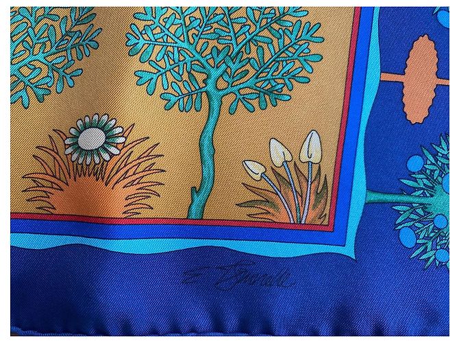Hermès Seidentuch Paridaiza Blau - Ansicht 3