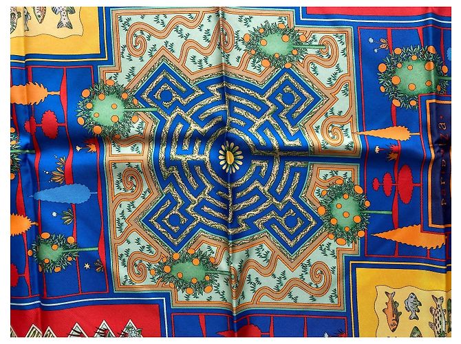 Hermès Seidentuch Paridaiza Blau - Ansicht 4